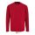 Férfi IMPERIAL hosszú ujjú környakas pamut póló, SOL'S SO02074, Red-L
