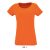 Női organikus környakas rövid ujjú póló, SOL'S SO02077, Orange-S