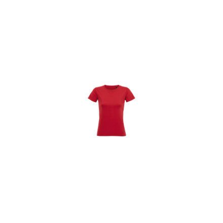 Női IMPERIAL FIT kreknyakú rövid ujjú póló, SOL'S SO02080, Red-2XL