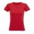 Női IMPERIAL FIT kreknyakú rövid ujjú póló, SOL'S SO02080, Red-XL