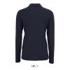 Női PERFECT hosszú ujjú galléros piké póló, SOL'S SO02083, French Navy-XL