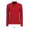 Női PERFECT hosszú ujjú galléros piké póló, SOL'S SO02083, Red-2XL