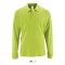 Férfi PERFECT hosszú ujjú galléros piké póló, SOL'S SO02087, Apple Green-2XL