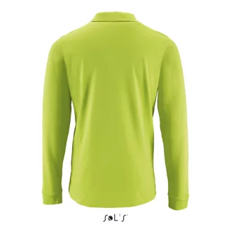   Férfi PERFECT hosszú ujjú galléros piké póló, SOL'S SO02087, Apple Green-L
