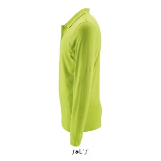   Férfi PERFECT hosszú ujjú galléros piké póló, SOL'S SO02087, Apple Green-L