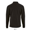 Férfi PERFECT hosszú ujjú galléros piké póló, SOL'S SO02087, Black-S