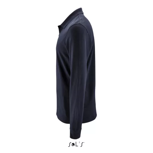 Férfi PERFECT hosszú ujjú galléros piké póló, SOL'S SO02087, French Navy-2XL