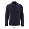 Férfi PERFECT hosszú ujjú galléros piké póló, SOL'S SO02087, French Navy-3XL