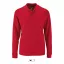 Férfi PERFECT hosszú ujjú galléros piké póló, SOL'S SO02087, Red-S
