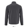 Férfi NORMAN cipzáras egyszerű polár pulóver, SOL'S SO02093, Charcoal Grey-S