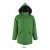 Uniszex ROBYN steppelt bélésű kabát, gallérba rejthető kapucnival, SOL'S SO02109, Kelly Green-XS