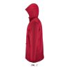 Uniszex ROBYN steppelt bélésű kabát, gallérba rejthető kapucnival, SOL'S SO02109, Red-4XL