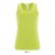 Női ujjatlan sport trikó, SOL'S SO02117, Apple Green-XS