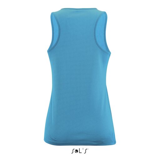 Női ujjatlan sport trikó, SOL'S SO02117, Aqua-M