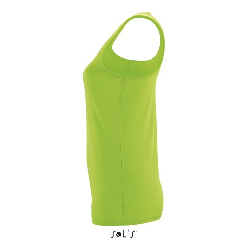 Női ujjatlan sport trikó, SOL'S SO02117, Neon Green-M