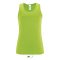 Női ujjatlan sport trikó, SOL'S SO02117, Neon Green-XS