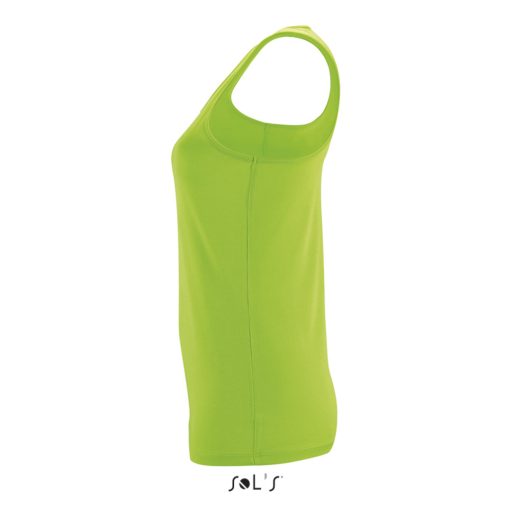 Női ujjatlan sport trikó, SOL'S SO02117, Neon Green-XS
