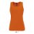 Női ujjatlan sport trikó, SOL'S SO02117, Neon Orange-XS