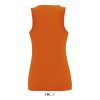Női ujjatlan sport trikó, SOL'S SO02117, Neon Orange-XS