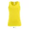 Női ujjatlan sport trikó, SOL'S SO02117, Neon Yellow-XL