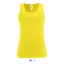 Női ujjatlan sport trikó, SOL'S SO02117, Neon Yellow-XL