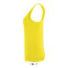 Női ujjatlan sport trikó, SOL'S SO02117, Neon Yellow-XS