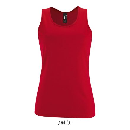 Női ujjatlan sport trikó, SOL'S SO02117, Red-XS