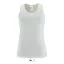 Női ujjatlan sport trikó, SOL'S SO02117, White-S