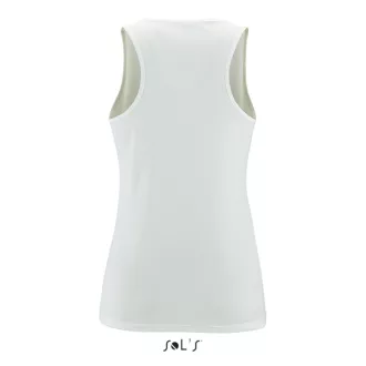 Női ujjatlan sport trikó, SOL'S SO02117, White-XS