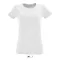 Női REGENT FIT kreknyakú rövid ujjú póló, SOL'S SO02758, White-L