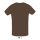 Férfi MARTIN környakas rövid ujjú póló, SOL'S SO02855,  Dark Khaki-M
