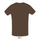 Férfi MARTIN környakas rövid ujjú póló, SOL'S SO02855,  Dark Khaki-M