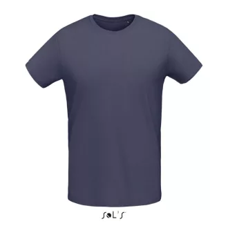   Férfi MARTIN környakas rövid ujjú póló, SOL'S SO02855, Mouse Grey-M