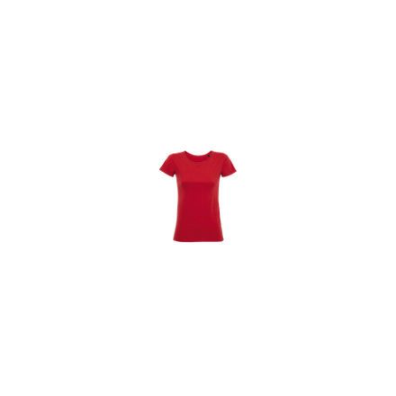 Női MARTIN testhezálló környakas rövid ujjú póló, SOL'S SO02856, Red-2XL