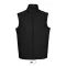 Férfi RACE cipzáras softshell mellény, SOL'S SO02887, Black-3XL