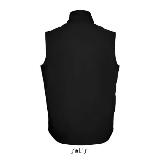   Férfi RACE cipzáras softshell mellény, SOL'S SO02887, Black-S