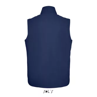   Férfi RACE cipzáras softshell mellény, SOL'S SO02887, French Navy-S