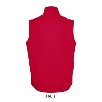   Férfi RACE cipzáras softshell mellény, SOL'S SO02887, Pepper Red-S