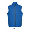 Férfi RACE cipzáras softshell mellény, SOL'S SO02887, Royal Blue-S