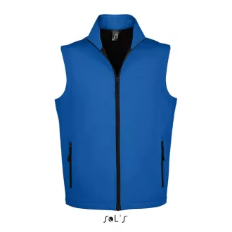   Férfi RACE cipzáras softshell mellény, SOL'S SO02887, Royal Blue-S