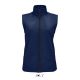 Női RACE cipzáras softshell mellény, SOL'S SO02888, French Navy-2XL
