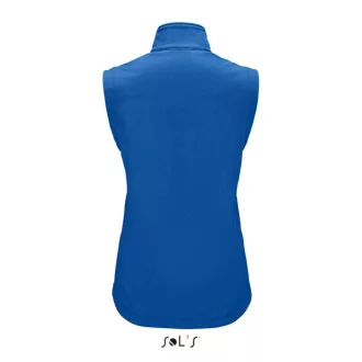   Női RACE cipzáras softshell mellény, SOL'S SO02888, Royal Blue-S