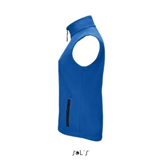   Női RACE cipzáras softshell mellény, SOL'S SO02888, Royal Blue-S