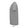 Férfi MPERIAL V-nyakú rövid ujjú póló, SOL'S SO02940, Grey Melange-3XL