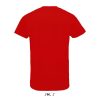 Férfi MPERIAL V-nyakú rövid ujjú póló, SOL'S SO02940, Red-M