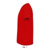 Férfi MPERIAL V-nyakú rövid ujjú póló, SOL'S SO02940, Red-M