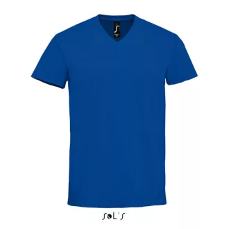   Férfi MPERIAL V-nyakú rövid ujjú póló, SOL'S SO02940, Royal Blue-S