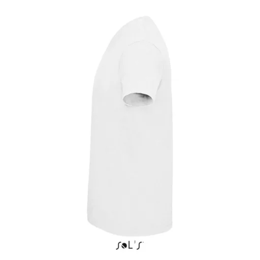 Férfi MPERIAL V-nyakú rövid ujjú póló, SOL'S SO02940, White-L