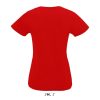 Női MPERIAL V-nyakú rövid ujjú póló, SOL'S SO02941, Red-S