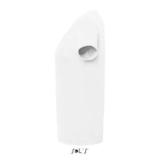   Női MPERIAL V-nyakú rövid ujjú póló, SOL'S SO02941, White-S